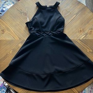 Honey and Rosie black cocktail dress